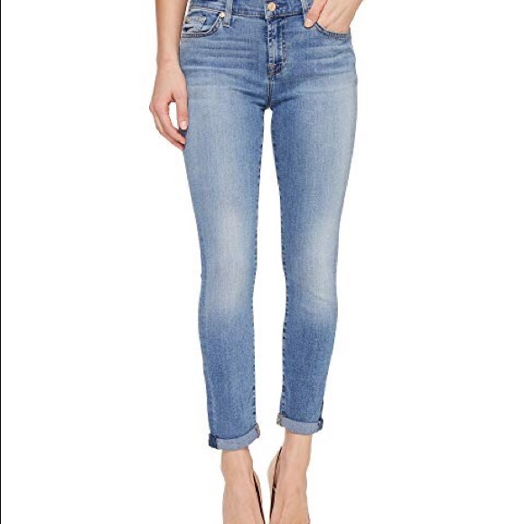 7 For All Mankind Denim - 7 FAM The Skinny Crop & Roll